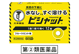 ピシャット下痢止めＯＤ錠に関するご質問