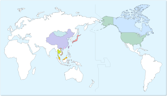 Overseas locations of Taiko Pharmaceutical