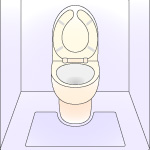 Disinfecting toilet