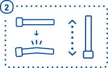 Bend the stick until it clicks, and shake it up and down 4-5 times with the outlet facing down to mix.