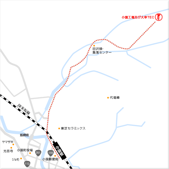 小國工廠/大幸TEC股份有限公司周邊地圖