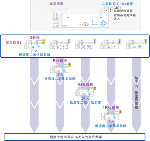 病毒I的實驗數據