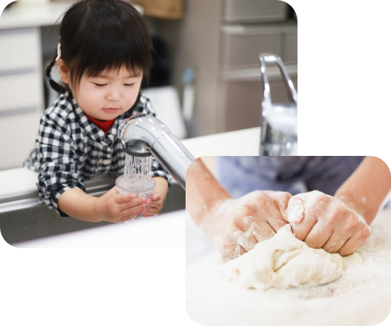 二酸化塩素は、日本や米国で水道水の消毒、小麦粉漂白処理として食品添加物での使用が認められています。