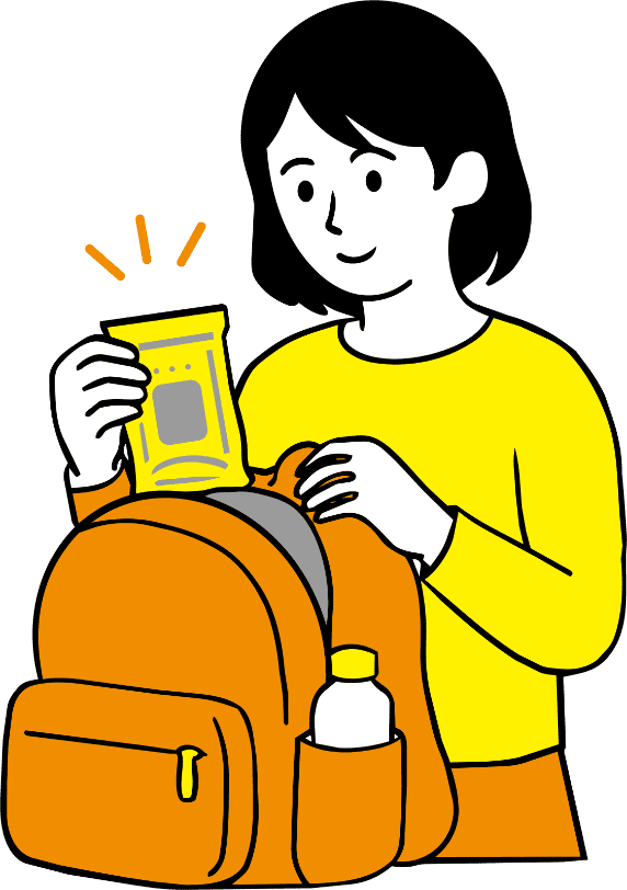イラスト：防災準備