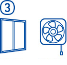 Close the windows and ventilation openings of the usage space to prevent gas components from flowing out of the usage space. Turn off the ventilation fan and air conditioner for use in an enclosed space.